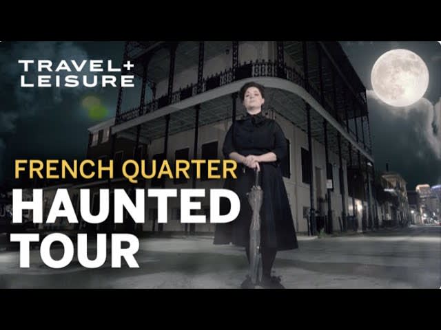 Haunted walking tour of the French Quarter in New Orleans