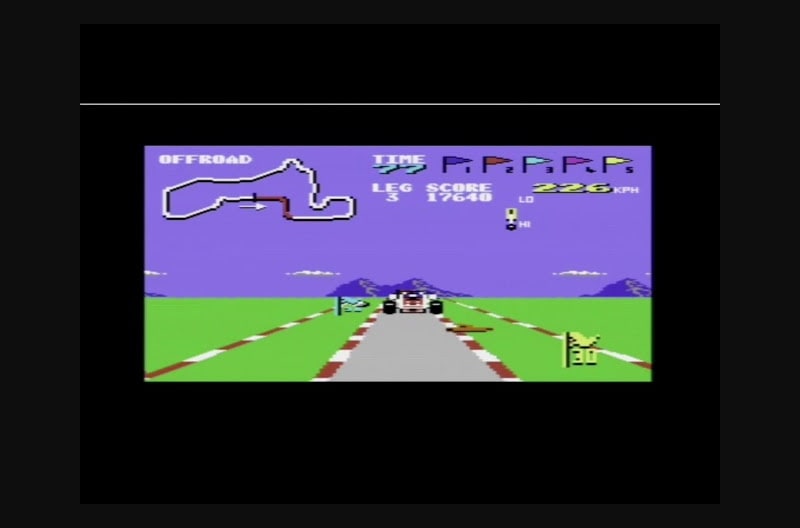 Buggy Boy - Offroad Course Longplay (Commodore 64)