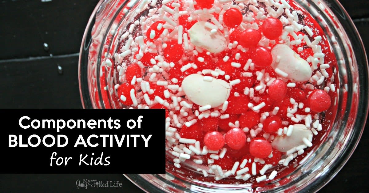 Make a Blood Model in a Bottle | Components of Blood Activity for Kids
