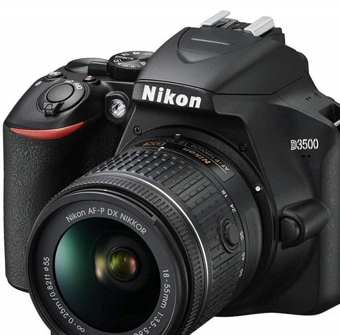 Nikon D3500 + AF-P 18-55 VR + AF-S 55-200 VR Opinie i cena / Aparat cyfrowy