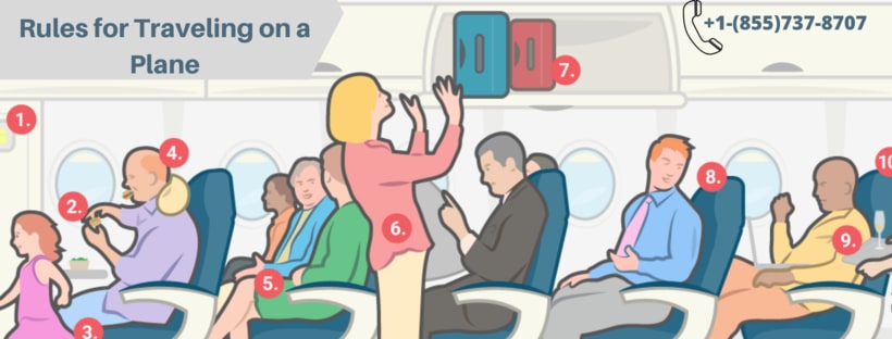 Rules for Traveling on a Plane and Etiquette to Follow: