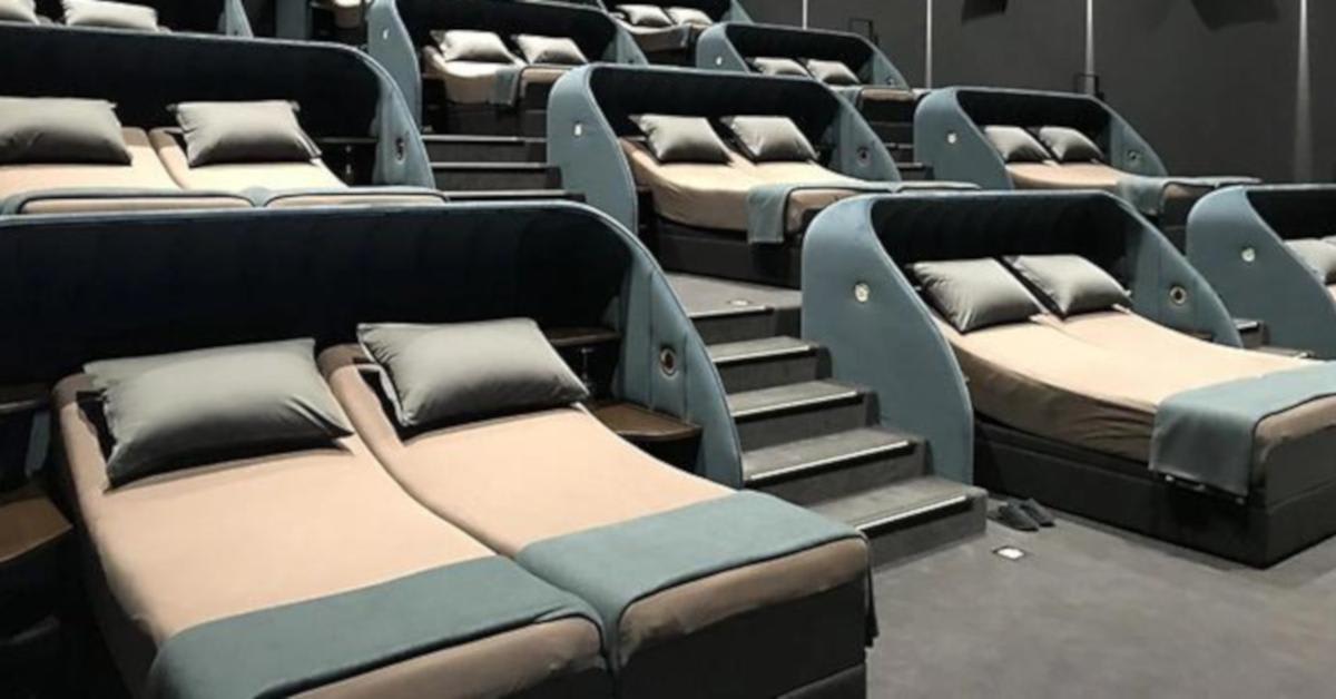 This Movie Theater Replaced Their Seats With Double Beds