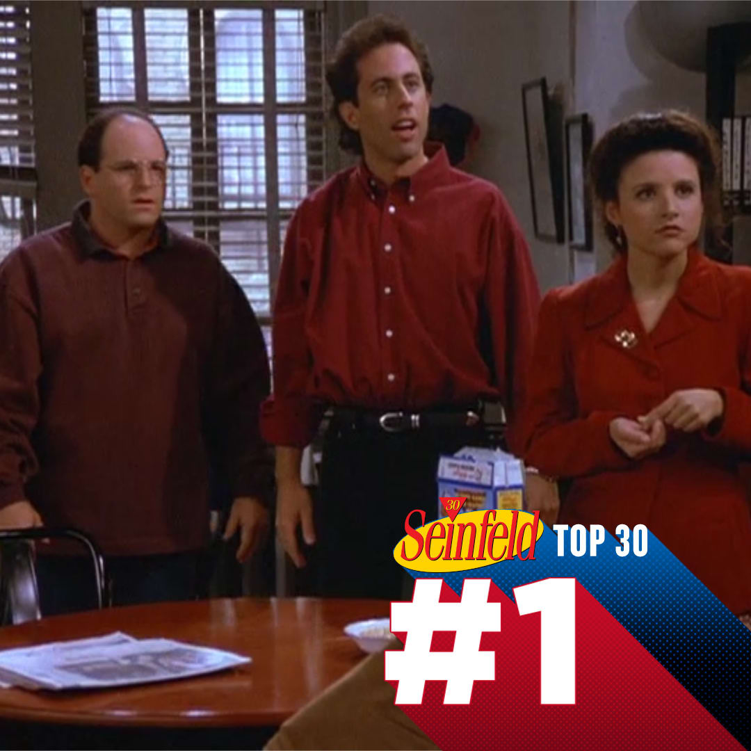 Annnnd ... We're out! The top Seinfeld episode – as voted by the fans: 1. "The Contest"