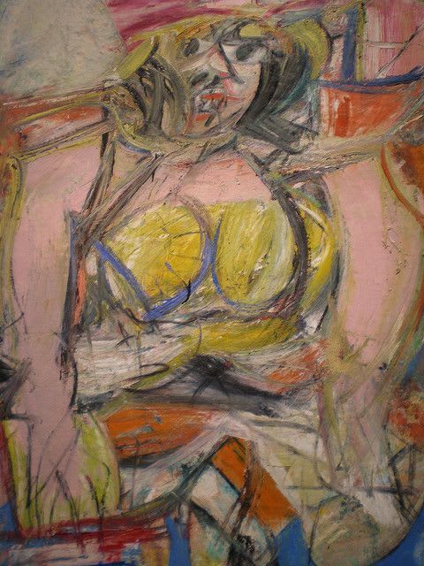 Willem de Kooning 'Woman IV' 1953, Nelson-Atkins Museum of Art, Kansas City, Missouri