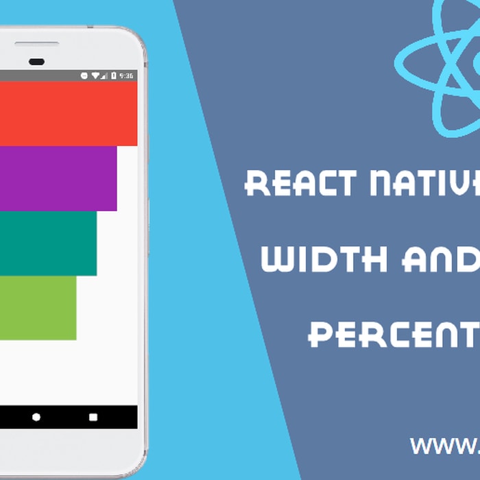 React Native Set View Width and Height in Percentage Format
