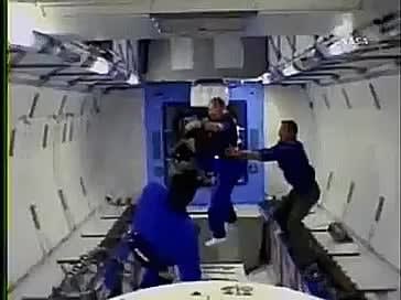 It happens quite often that astronauts get stuck midair in the ISS... that's why they train this maneuver to save themselves from such situations.