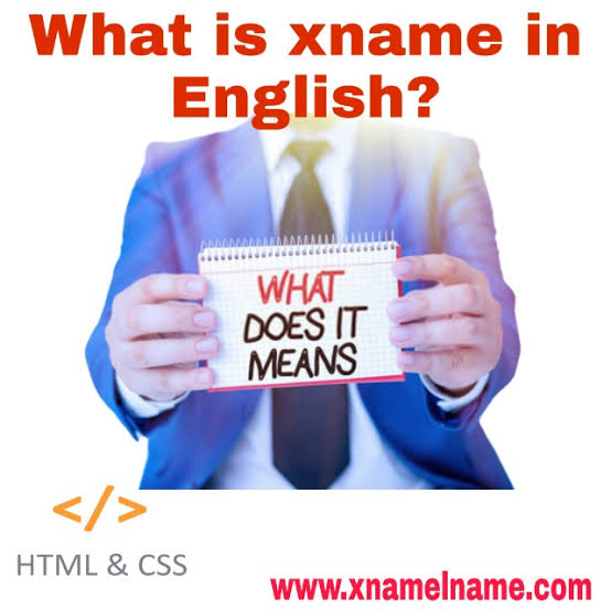 xname in english Add a Valuable CSS & HTML code
