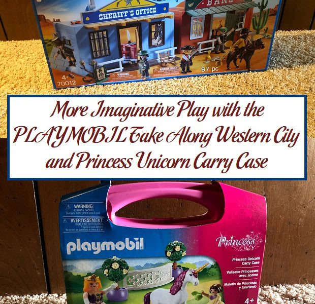More Imaginative Play with the PLAYMOBIL Take Along Western City and Princess Unicorn Carry Case