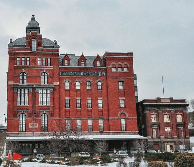 Stegmaier Brewery Buildings circa 1894 designed by A.C. Wagner - Wilkes-Barre, Pennsylvania.