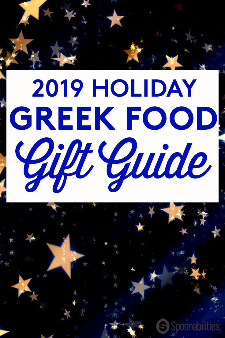 Holiday Gift Guide of Greek food gift ideas
