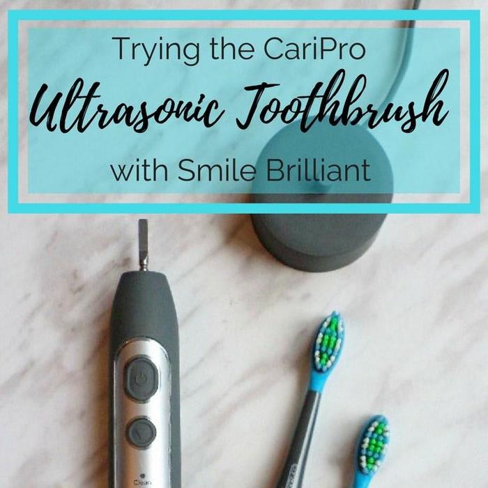 Trying the CariPRO Ultrasonic Toothbrush with Smile Brilliant