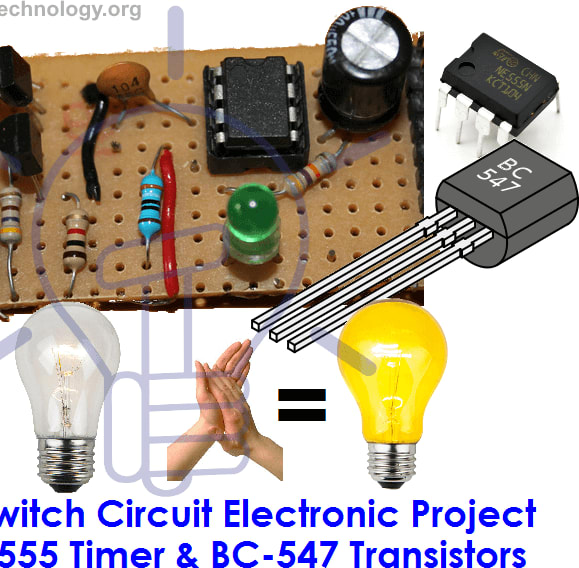Clap Switch Circuit Using IC 555 Timer & Without Timer - Electronic Project