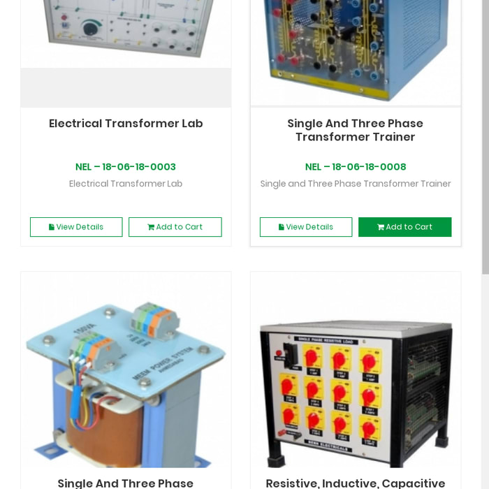 Electrical Transformer Lab Manufacturers, Suppliers and Exporters in India