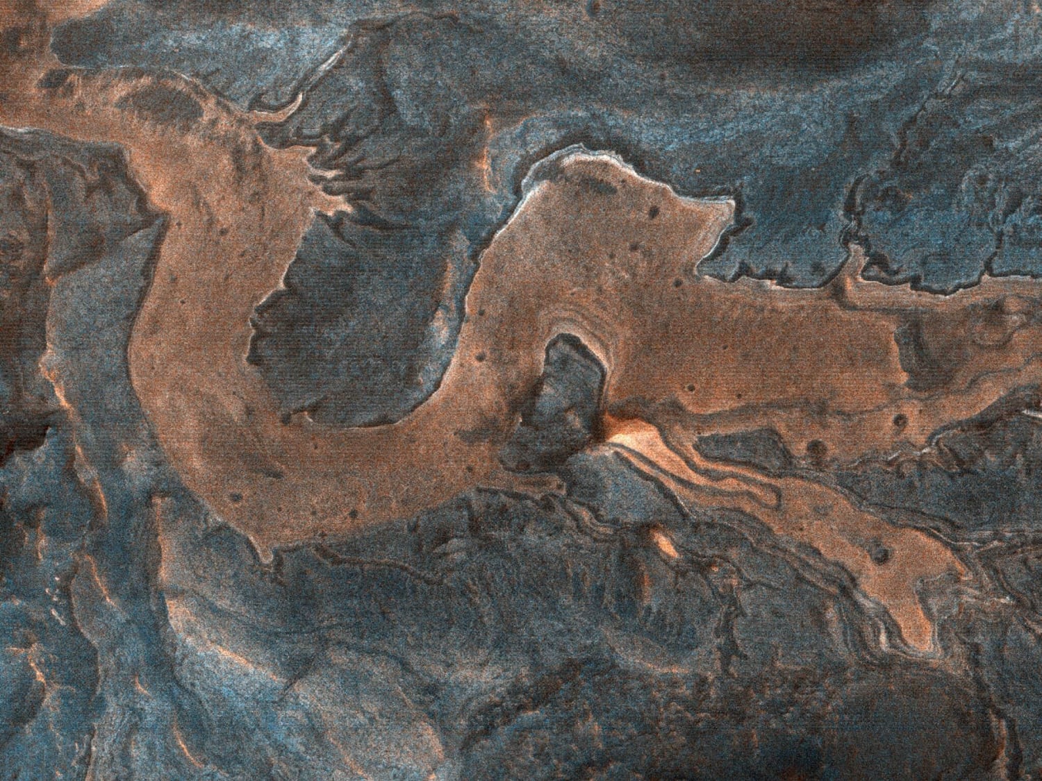 NASA spots a 'dragon' on Mars