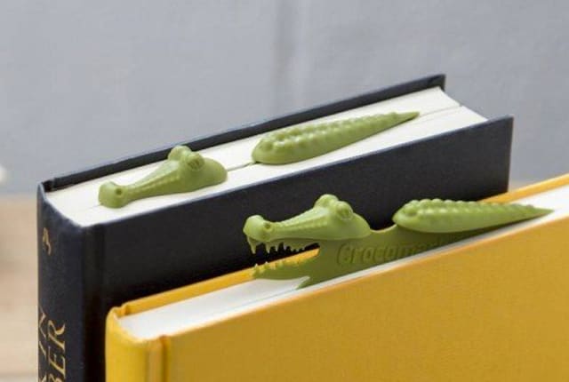 Crocodile Bookmark Turns Your Books Into a Literary Swamp