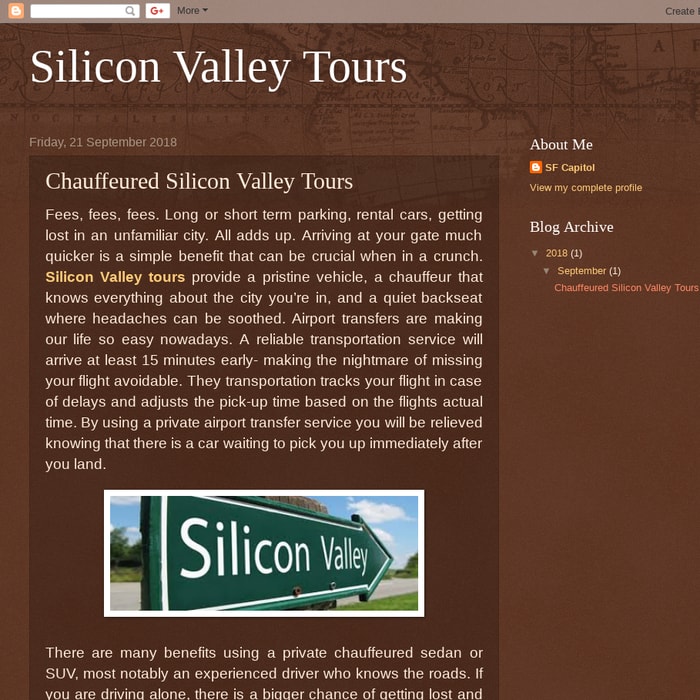 Chauffeured Silicon Valley Tours