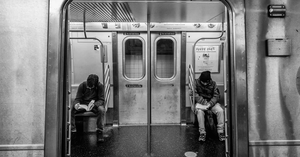 Transportive Reading for Underground Transportation