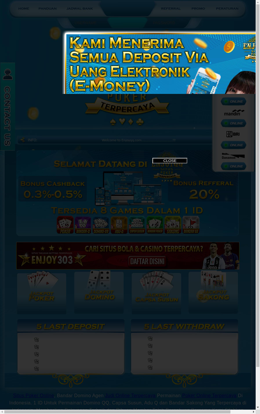 Situs Poker Online, Bandar Domino Agen Judi Online Terpercaya