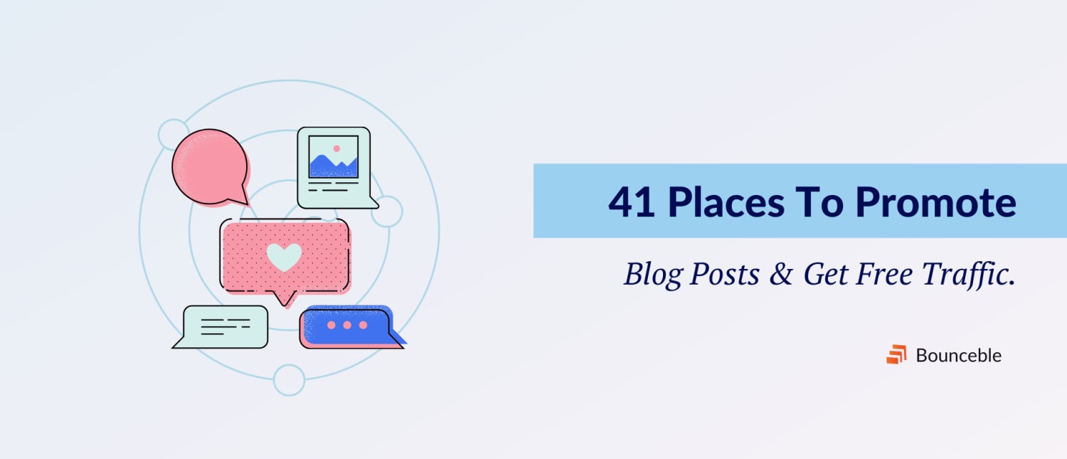 41 Place to Promote Posts and Get Free Traffic