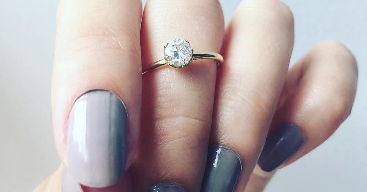 40 Minimalist Engagement Rings For the Simple Bride-to-Be