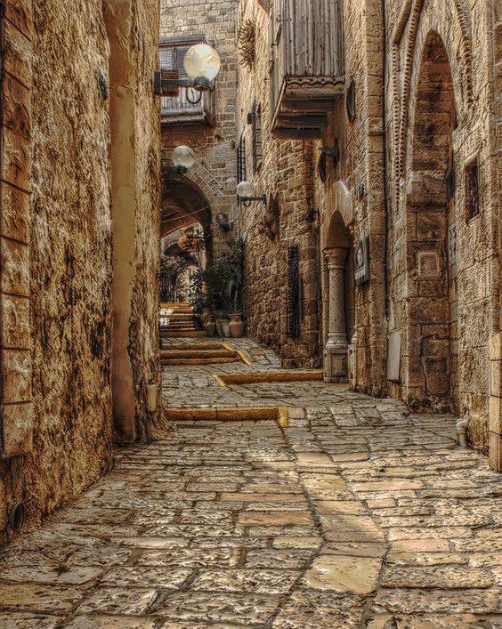 An old street in my home city Aleppo