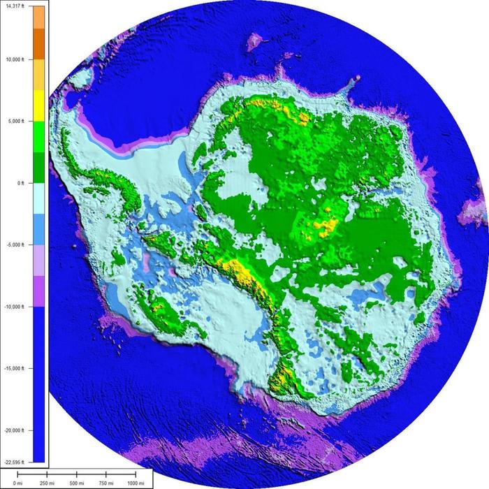 Gravity Images Reveal Lost Continents Under Antarctica