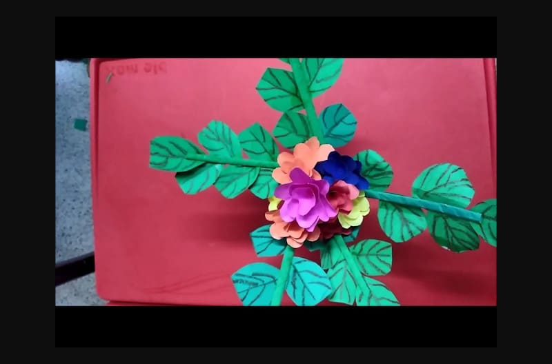 Paper Handcraft: How to Make Best Flower Bouquet for Table Decoration