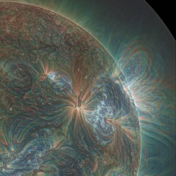 Picture of the Sun taken in UV