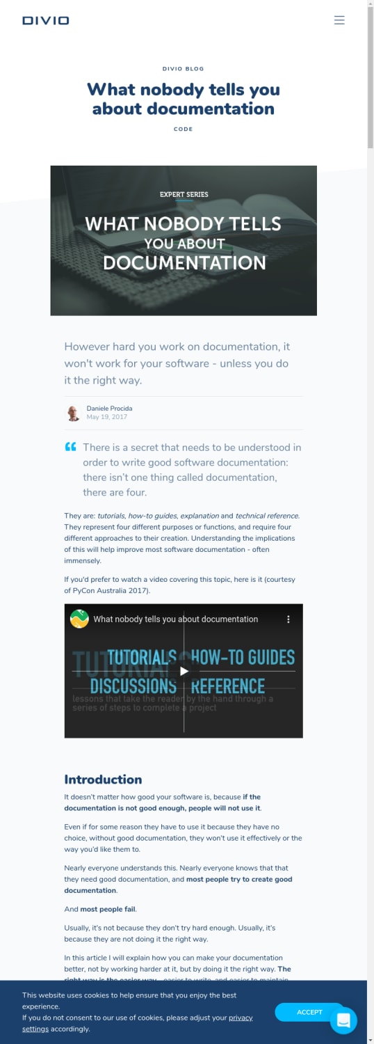 What nobody tells you about documentation - Blog