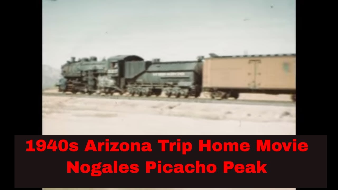 1940’S SILENT HOME MOVIE TRIP TO PHOENIX BILTMORE HOTEL, NOGALES AND PICACHO PEAK, ARIZONA 33544