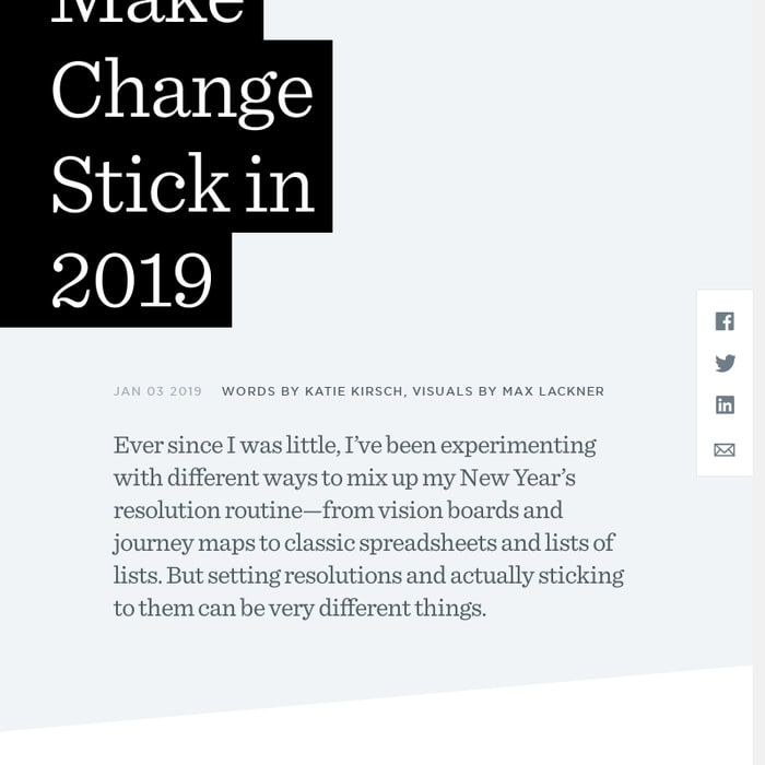 3 Creative Exercises to Make Change Stick in 2019