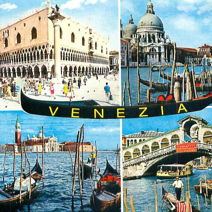 Venezia Austria Gondolas Bridges