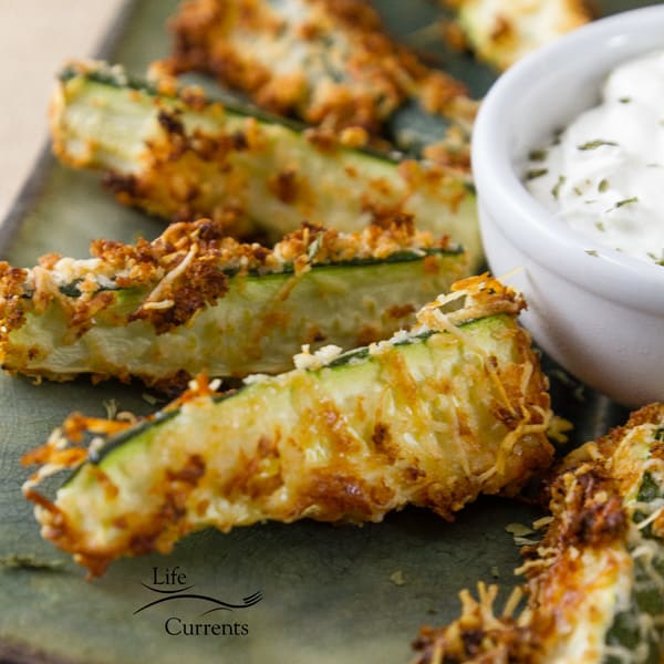 Healthy Baked Parmesan Zucchini Fries