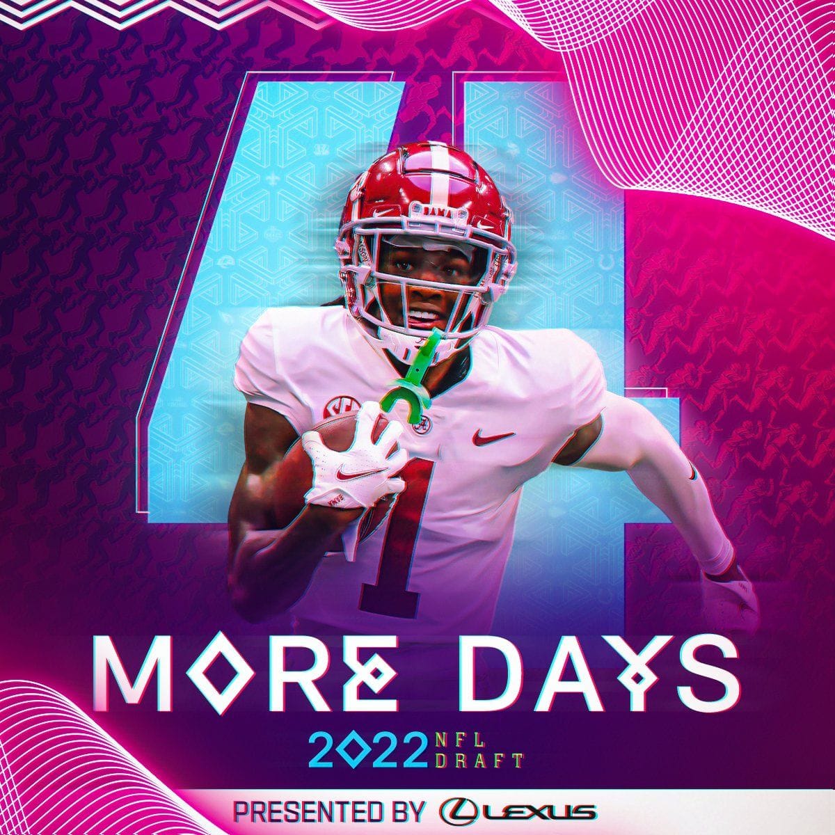 Just FOUR days away. (by @Lexus) : 2022 NFLDraft — April 28-30 on NFLN ...