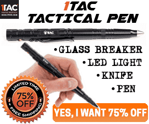1Tac Tactical Pen Multi-Use Self Defense Tool