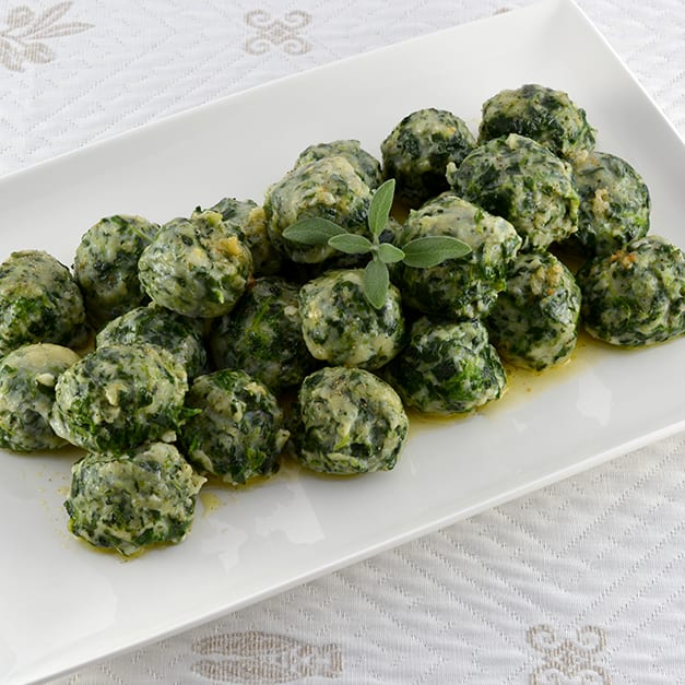 Spinach Gnudi with Brown Butter