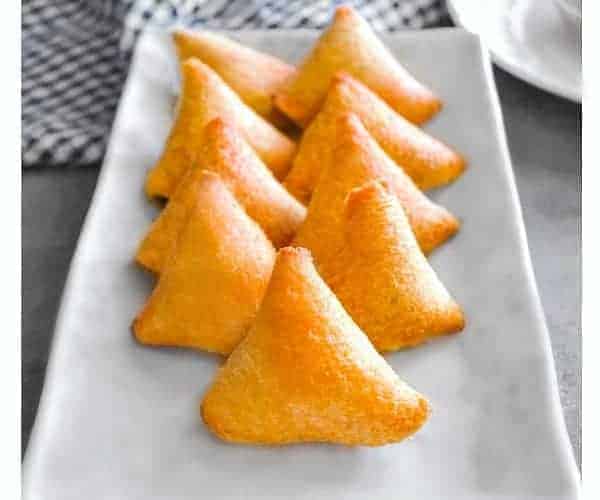 Bread Samosa Recipe - Fried, Baked and Air Fryer Version