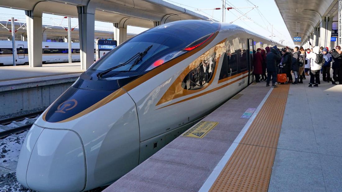 World's first 350km-per-hour driverless bullet train goes into service in China