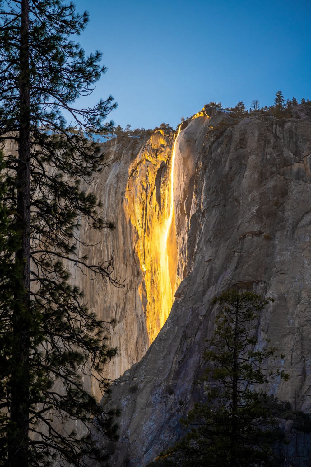 Firefall at Horsetail Falls, Yosemite National Park