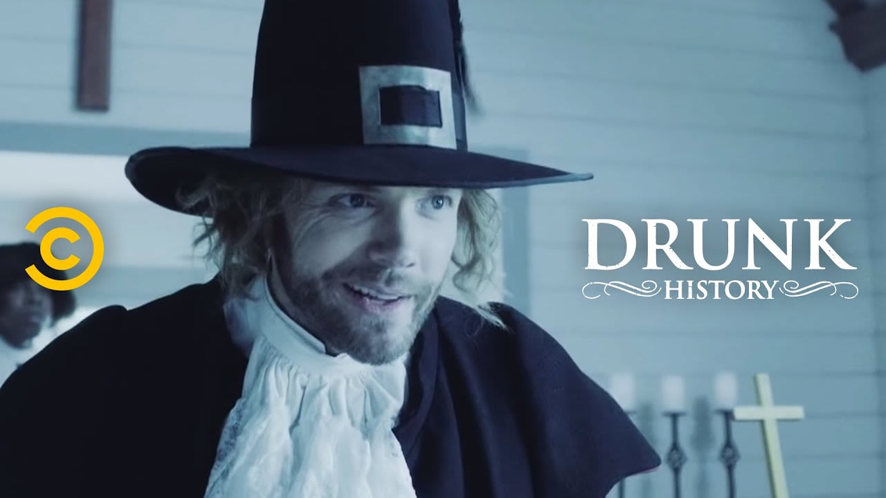 Giles Corey and the Salem Witch Trials (feat. Joel McHale) - Drunk History