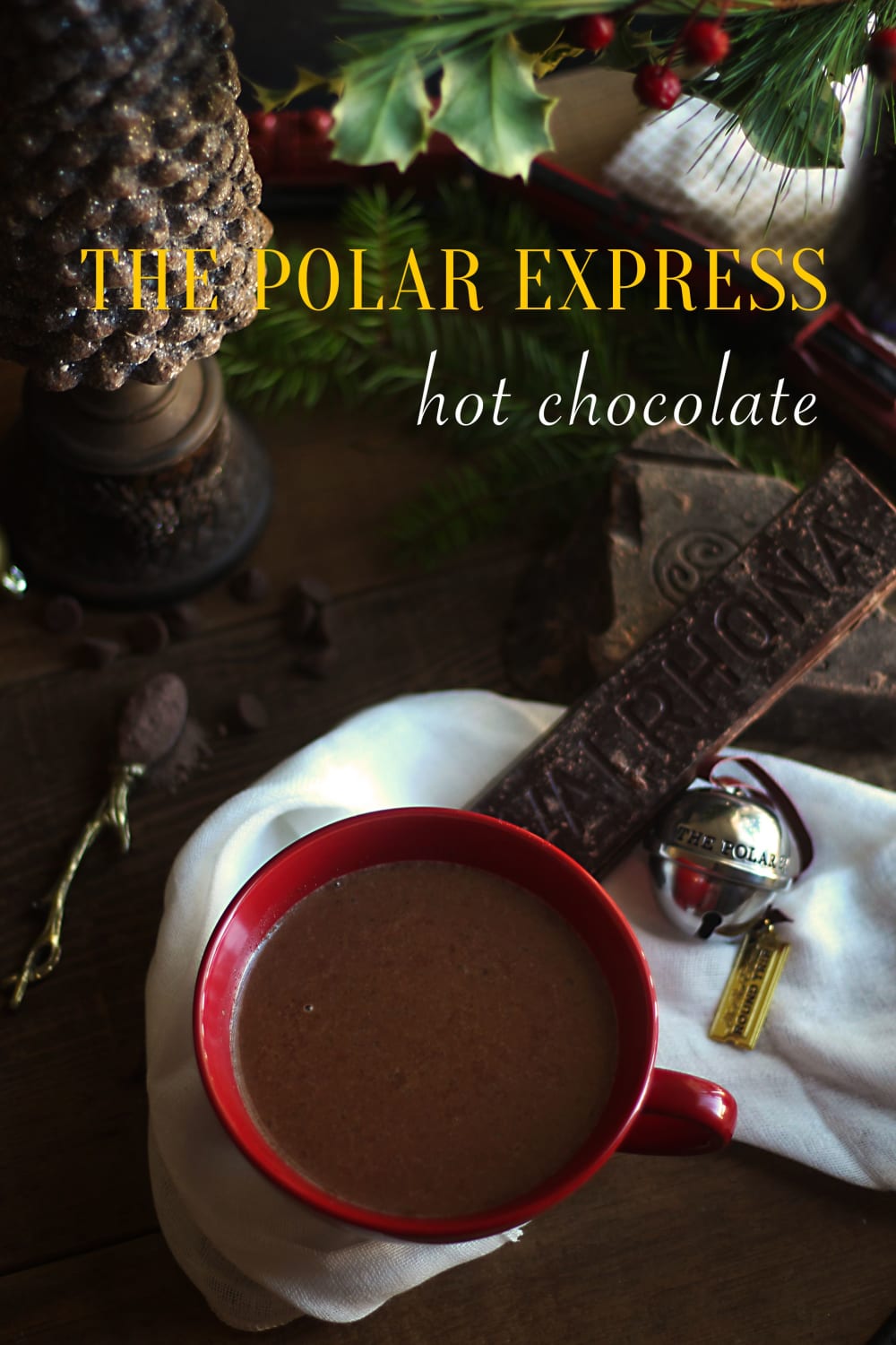 Hot chocolate from The Polar Express featuring Tom Hanks.