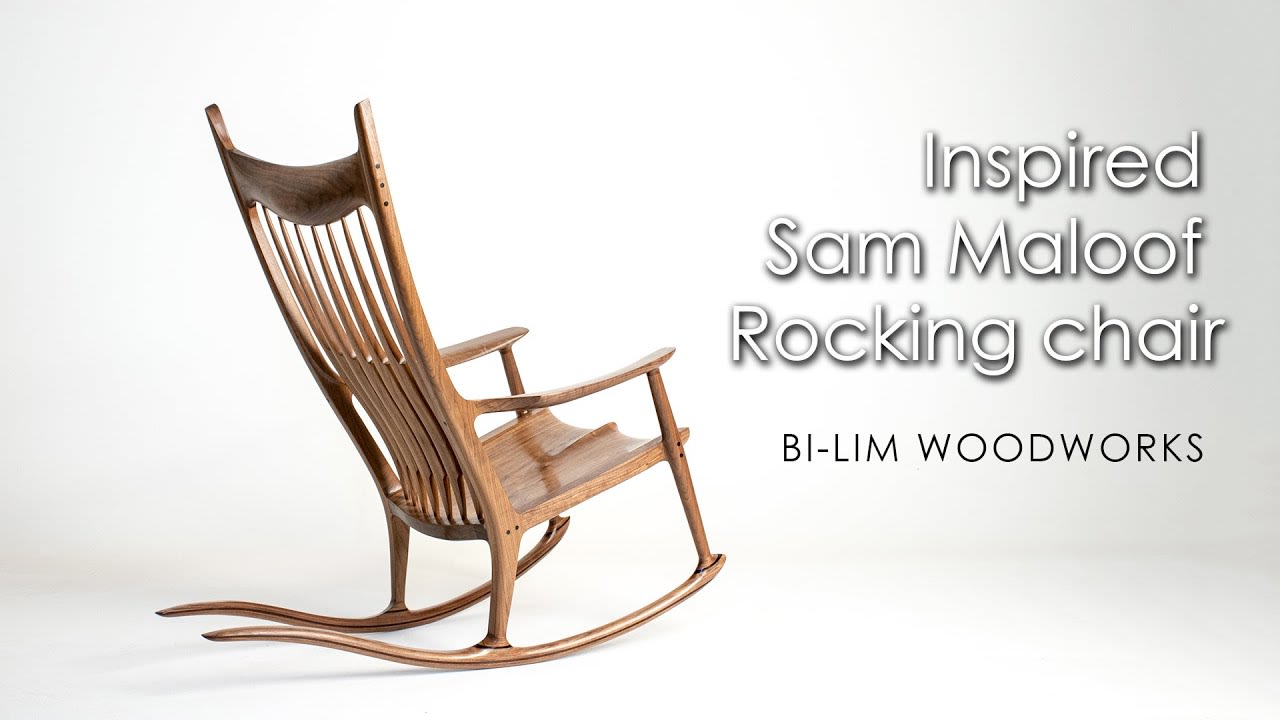 Korean guy builds Maloof Rocker, also has a playlist of detailed instruction videos [15:01]