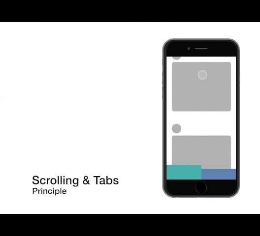 Principle: Scrolling and Tabs