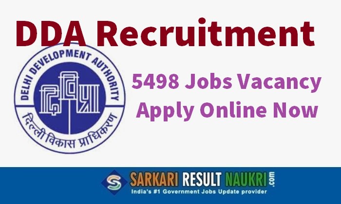 DDA 629 Jr Secretariat Assistant Recruitment 2020 DDA JSA Vacancy