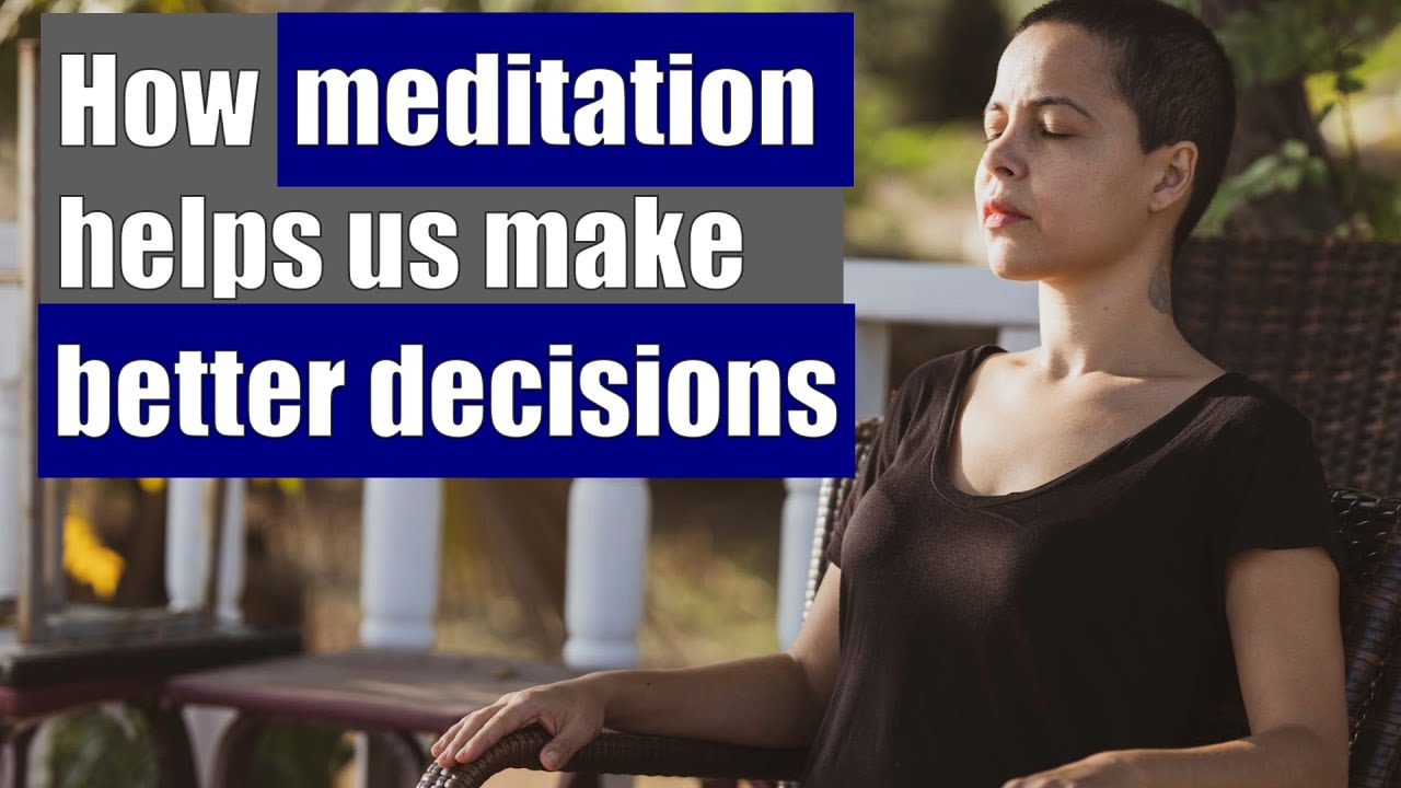 Meditation helps us make better decisions: it regulates emotional thinking while enhancing rational thinking (System 1 & 2), and develops empathy ("System 3")