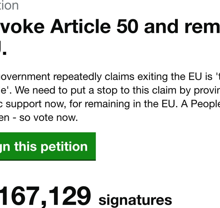 Creator of record-breaking Revoke Article 50 petition gets death threats