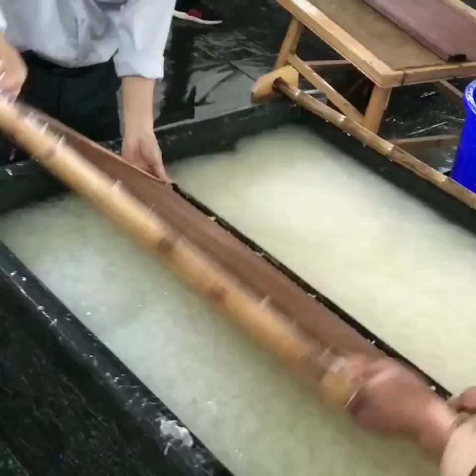 Traditional way of making papers