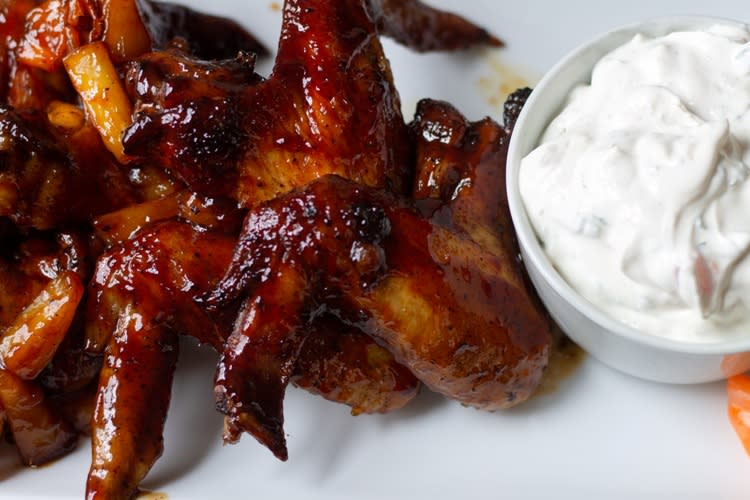 Spicy Caribbean Barbecue Chicken Wings