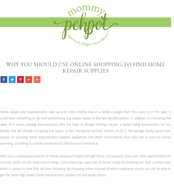 Why You Should Use Online Shopping to Find Home Repair Supplies