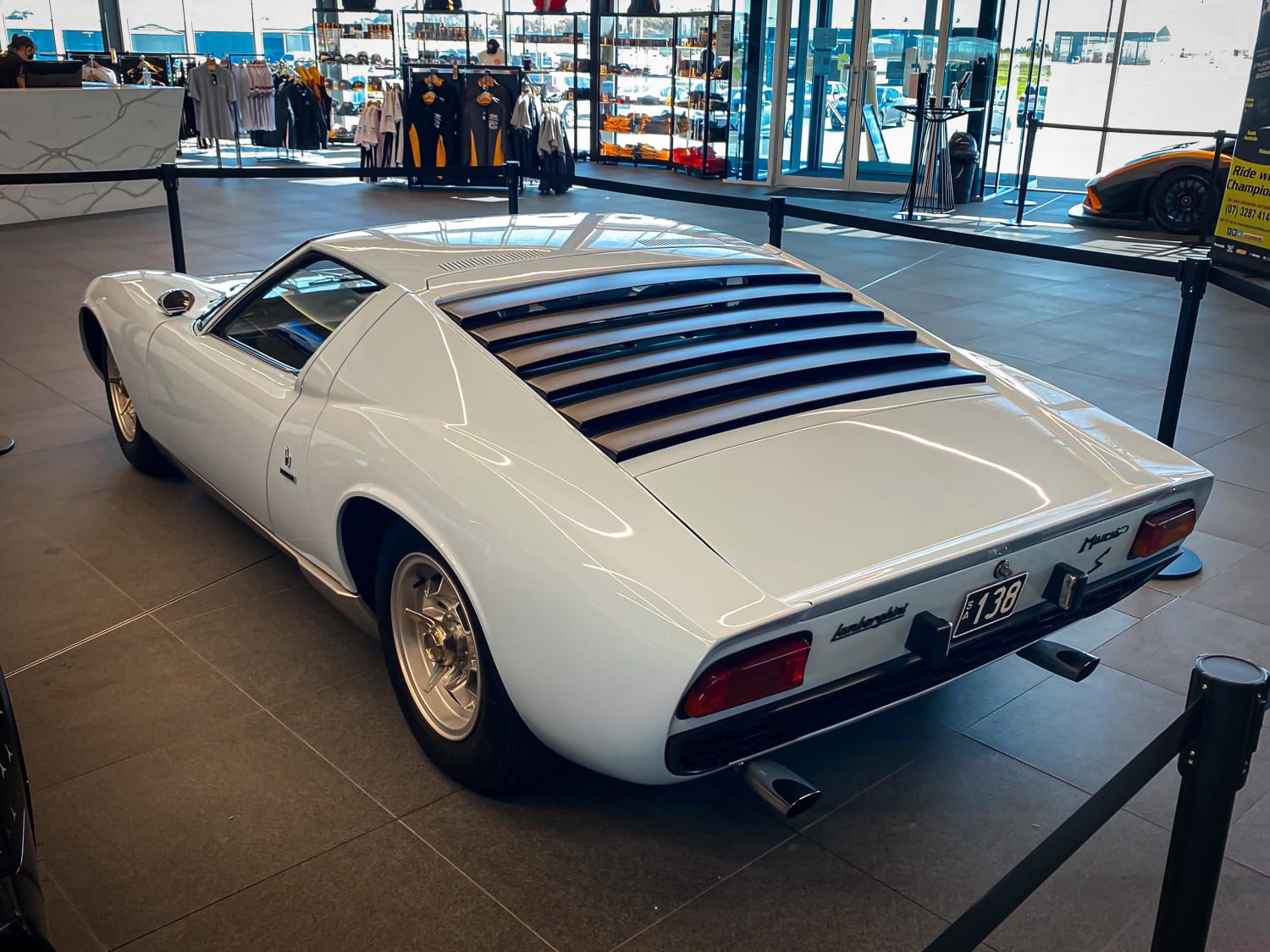 Stunning Lamborghini Miura in baby Blue! And YES it is BLUE